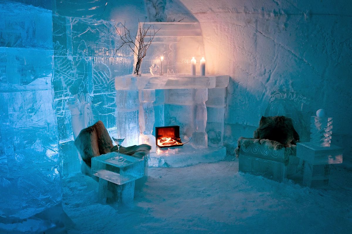 الفندق الثلجي في السويد.. أن تعيش داخل كتله ثلج