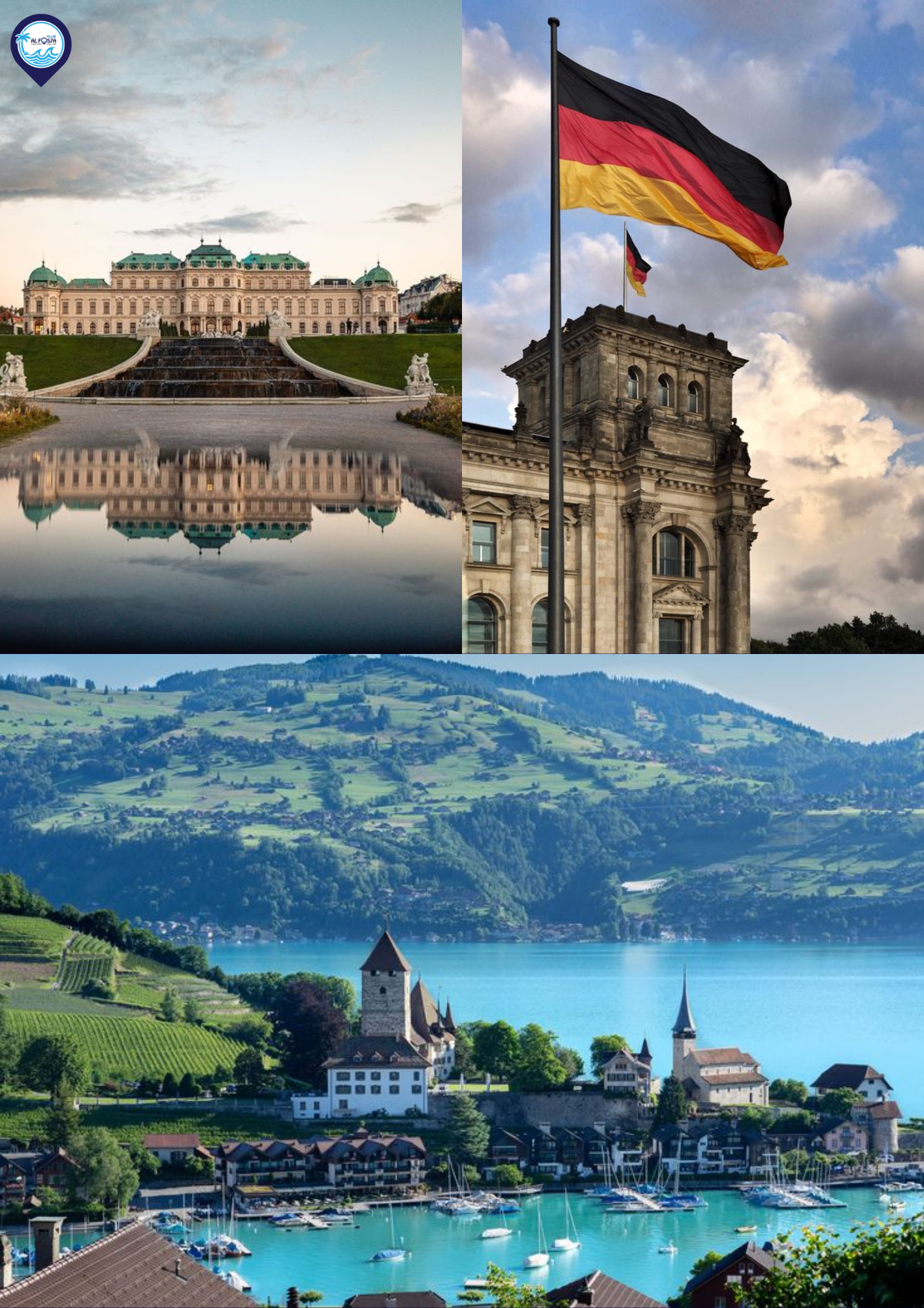 من تاريخ ألمانيا إلى طبيعة سويسرا وروعة النمسا