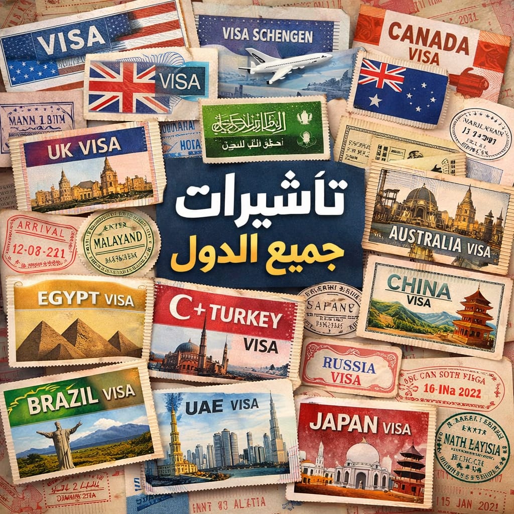 خدمات التأشيرات والسفر – دول العالم